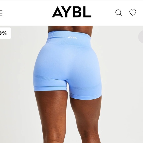 AYBL Shorts Aybl Balance V2 Seamless Shorts In Color Chambray Blue